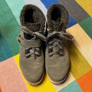 Style & Co Women's Elissaa Leather Closed Toe Ankle Cold Weather Boots